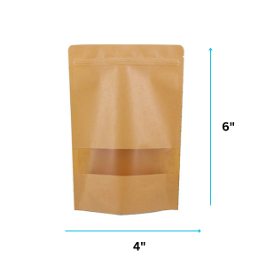  Crafted Standup Pouch (Regular 4*6) - with window