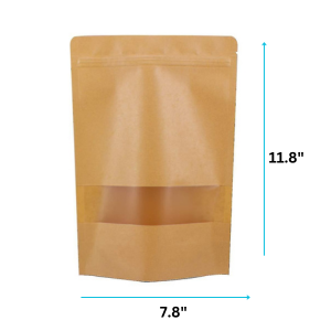  Crafted Standup Pouch (Regular 7.8*11.8) - with window