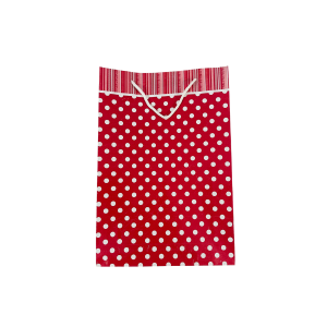 Red White Dot carry bag (14*10)