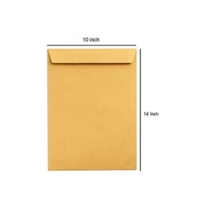 Yellow envelope cover ( 14*10)